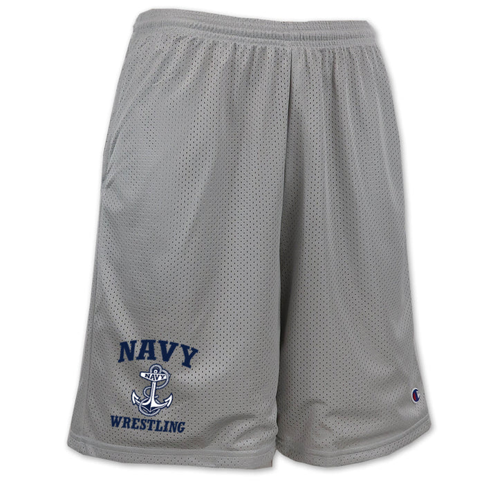 Navy Champion Anchor Wrestling Mesh Short