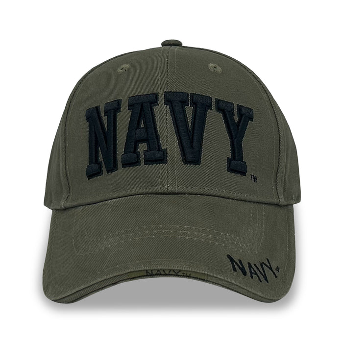 Navy Deluxe Low Profile Hat (OD Green)