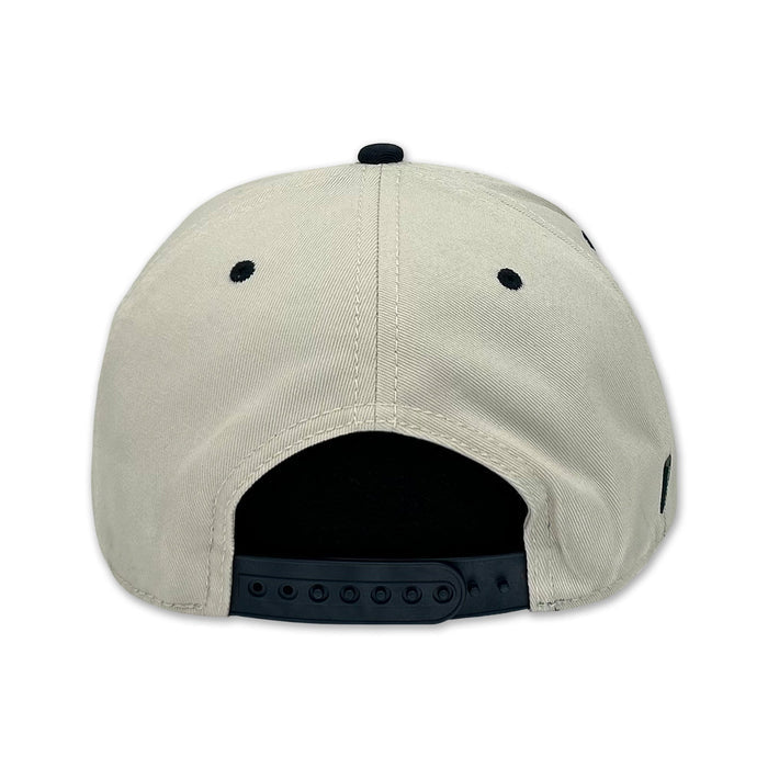 Navy Heritage Twill Adjustable Hat (Stone/Navy)