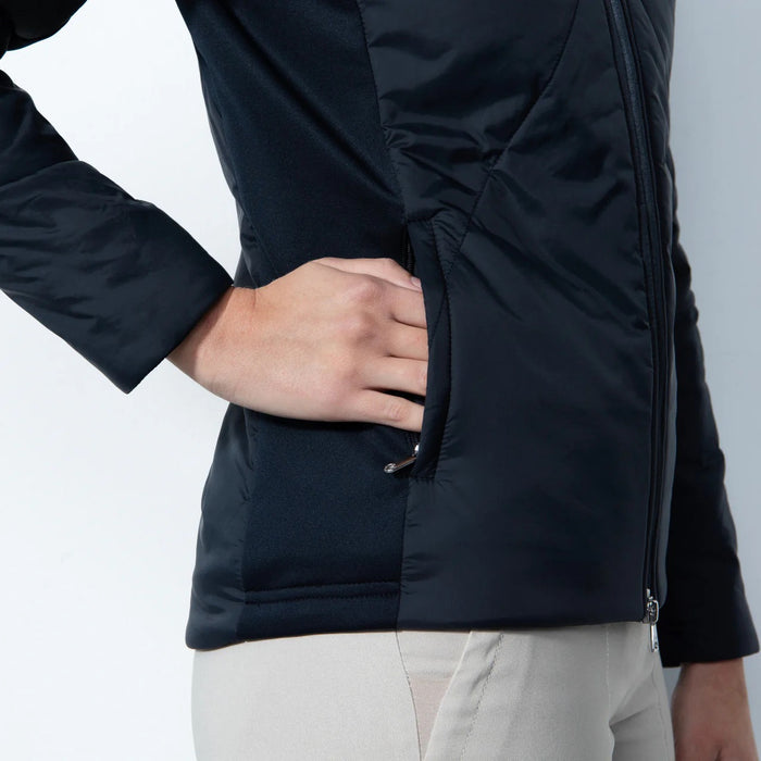 New Daily Sports Caen Dark Navy Lightly Padded Jacket Size M MSP$220