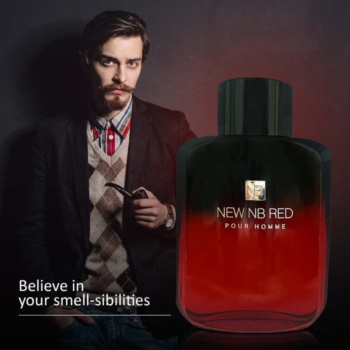 NEW NB RED POUR HOMME EDT PERFUME 115ML FOR MEN