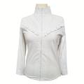 New Smith & Quinn White Frankie Ruffle Full-Zip Jacket Size S MSP$138
