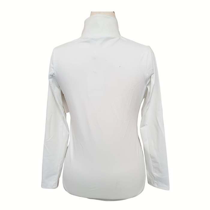 New Smith & Quinn White Frankie Ruffle Full-Zip Jacket Size S MSP$138