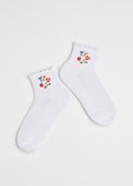 New York City Icons Ruffle Sock