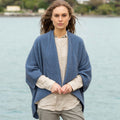 Noble Wilde - Merino & Possum Longline Wrap (NW3082) in Bahama