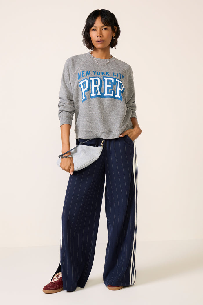 NYC Prep Raglan Crew Sweatshirt