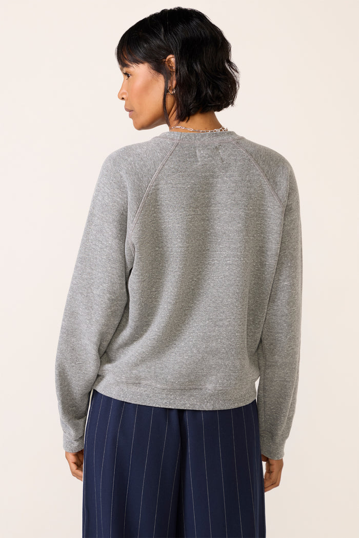 NYC Prep Raglan Crew Sweatshirt