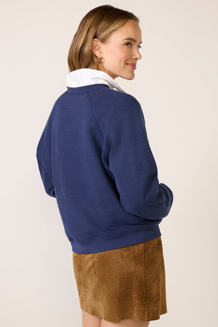 NYC Tennis Club Raglan Crew Sweatshirt