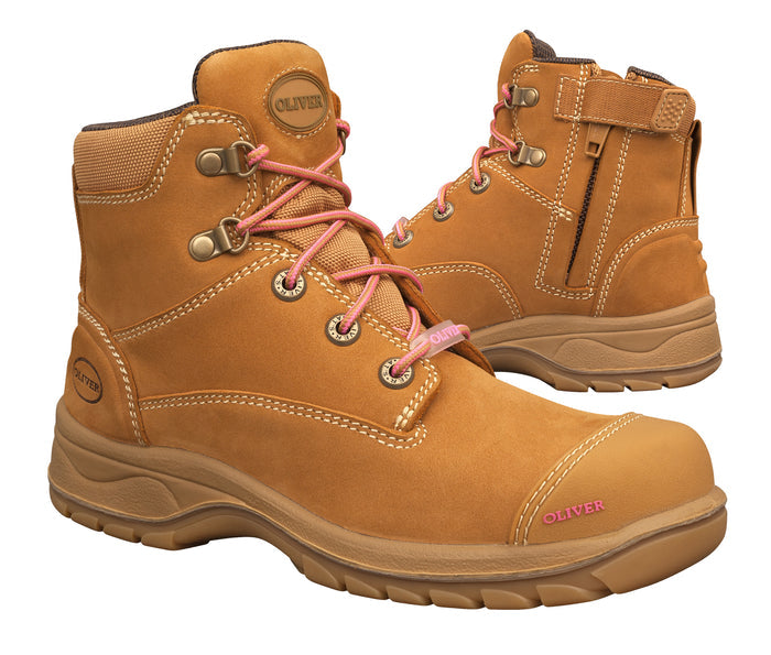 Oliver 49 Series Women's Ankle Height Zip Side Lace Up Boot 49432Z