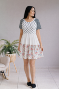 Overcast Petal Babydoll Dress - Sage