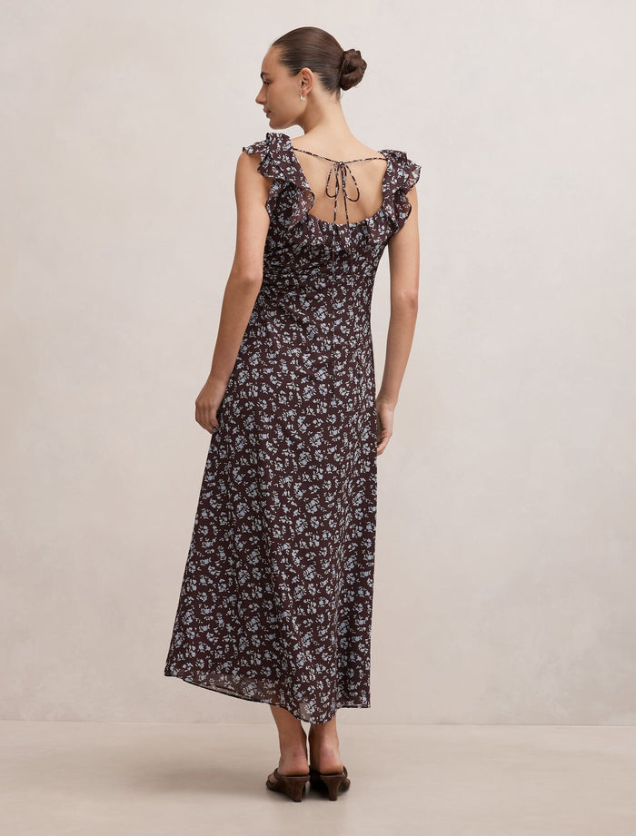 Paige Ruffle Midi Dress Forever New
