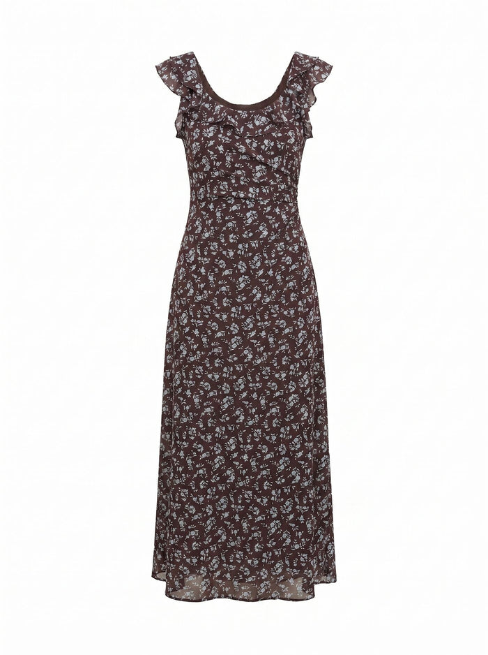 Paige Ruffle Midi Dress Forever New