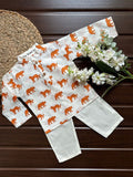 Panther Stamps Kurta Set