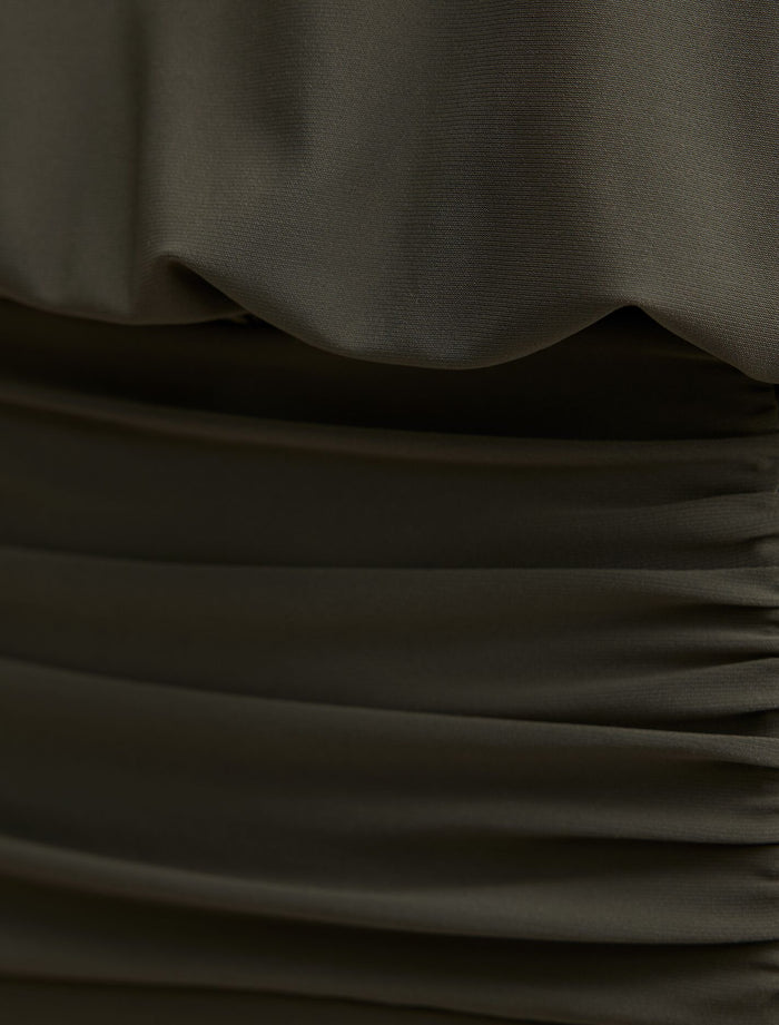 Parker Draped Jersey Midi Dress Forever New