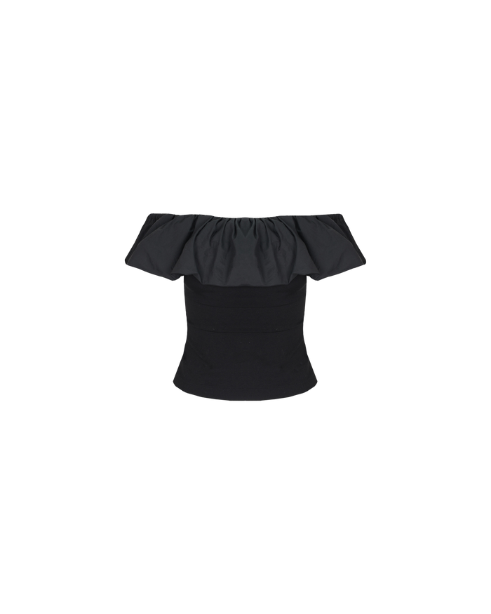 PARLOUR TOP BLACK