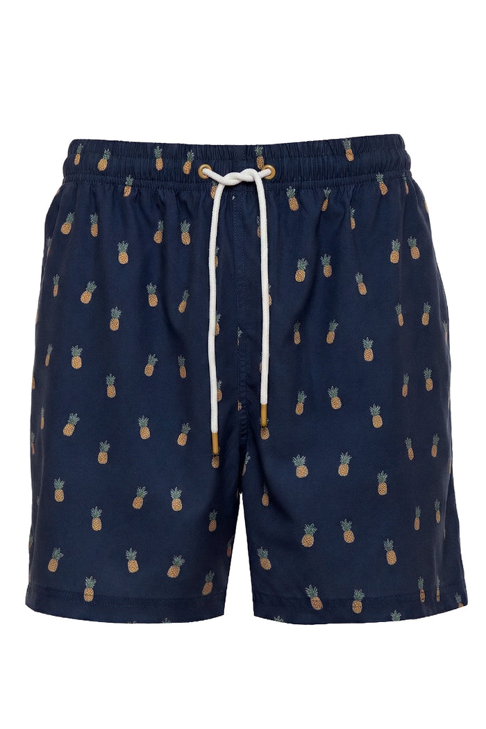Pineapple Print Swim Shorts