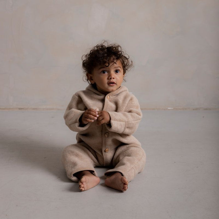 Pipit Baby & Kids Suit - Merino Wool Fleece - Sandstorm