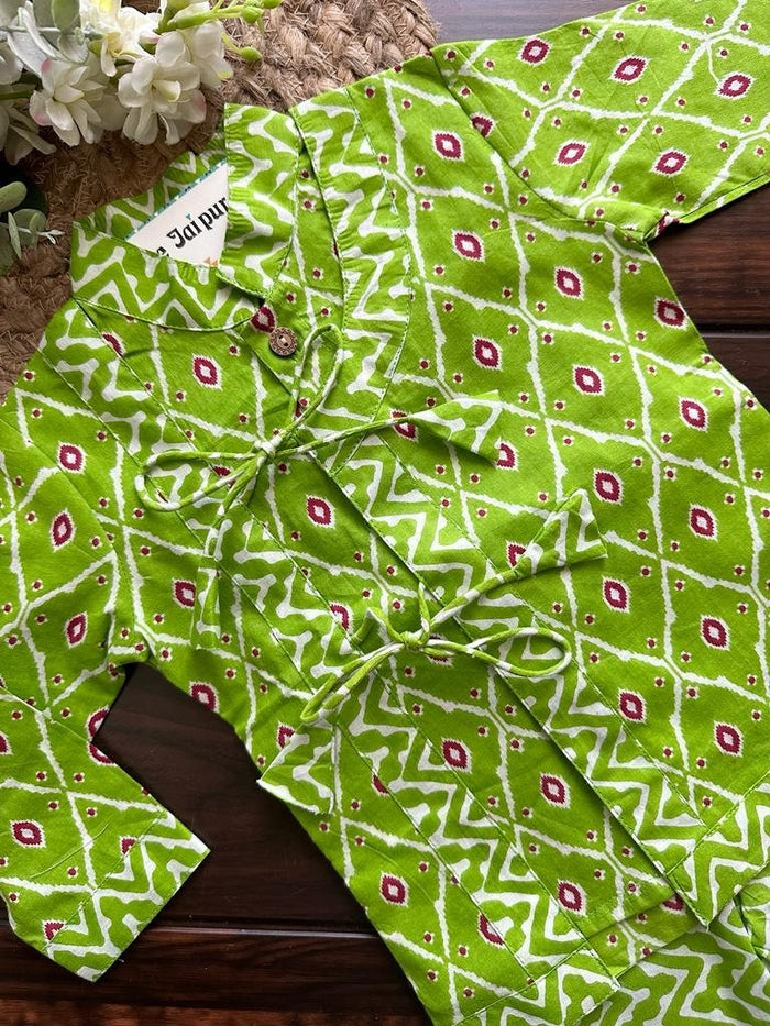 Pista Barfi Festive - Green