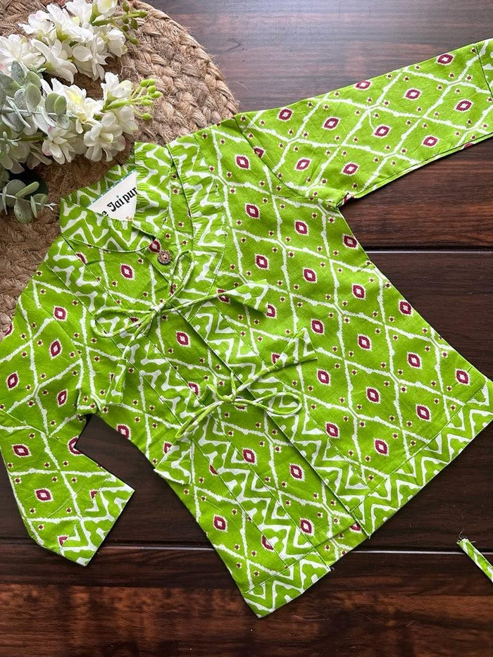 Pista Barfi Festive - Green