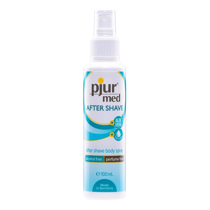 Pjur After Shave spray 100ml med aloe vera og panthenol, alkohol- og parfymefri for sensitiv hud