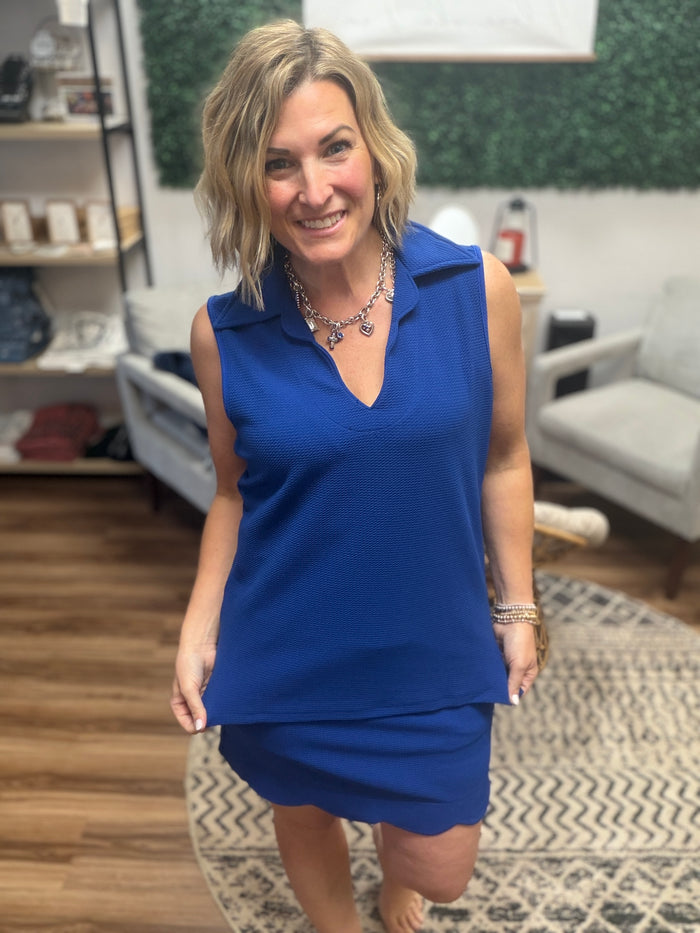 Power Play Skort Set - Royal Blue