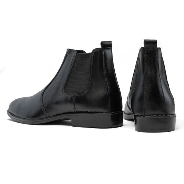 Premium Leather Chelsea Boots for Men – Brown & Black | Comfortable, Durable, Slip-Resistant