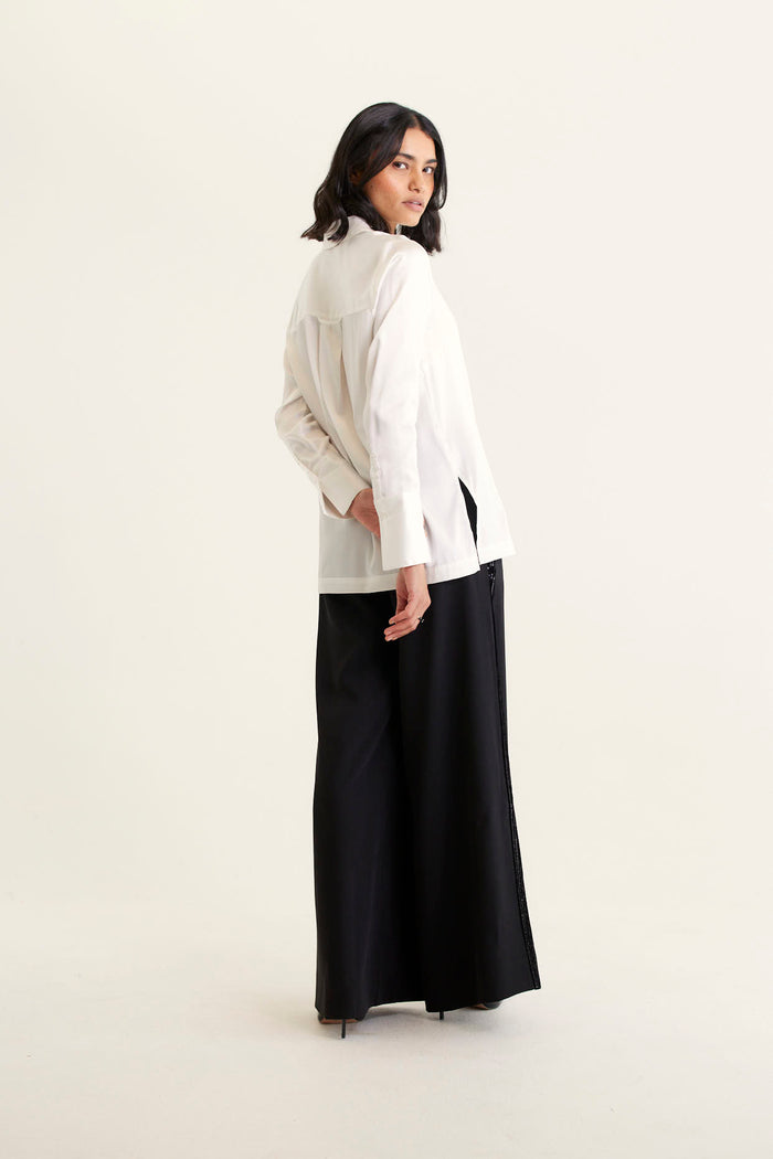 Primrose Silk Shirt In Ivory