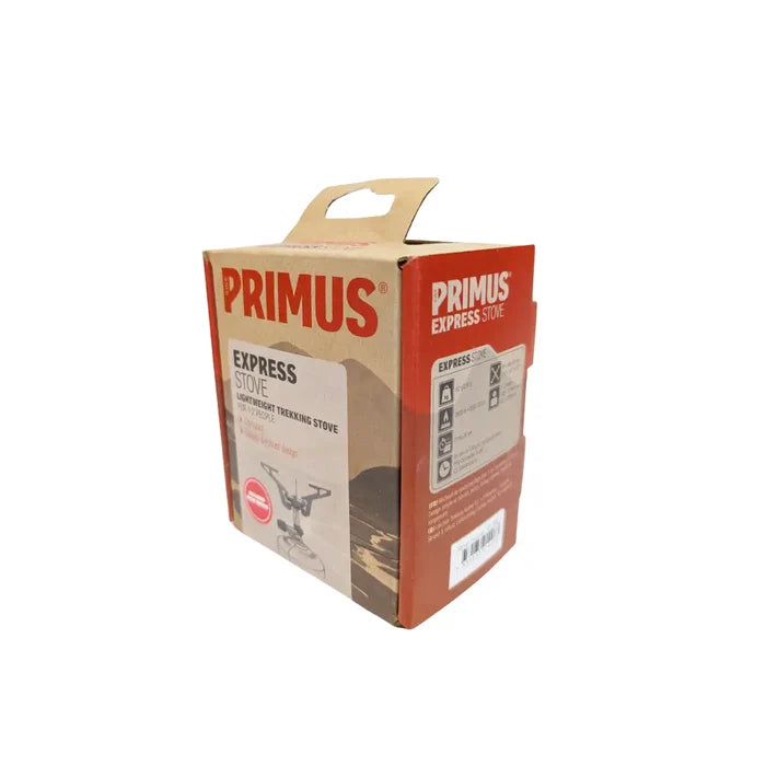 Primus Express Stove with Piezo Igniter packaging on a white background
