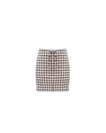 PRISM MINI SKIRT BROWN GINGHAM