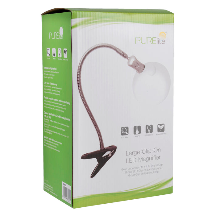 Purelite Clip-On Lamp | ClipOn for Sewing, Crafts & Reading | CFPL01