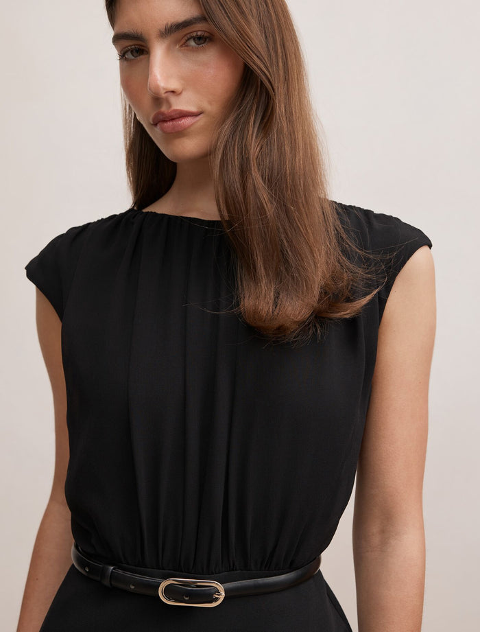 Quinn Gathered Bodice Mini Dress Forever New