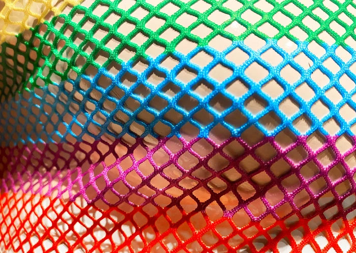 RAINBOW STRIPE FINE MESH TANK