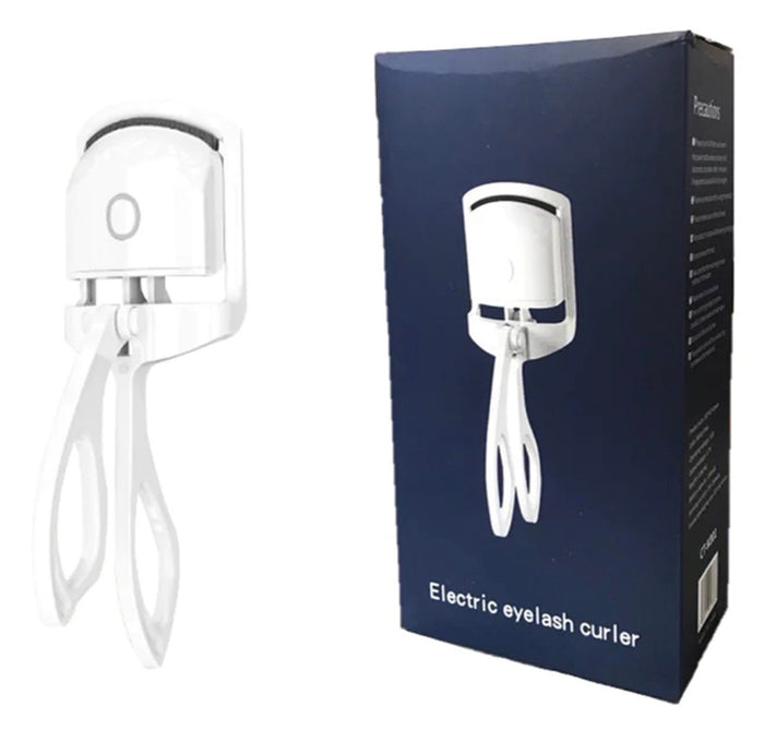 Rechargeable Electric Heated Eyelash Curler – White