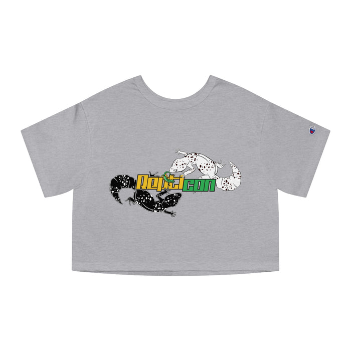 Repticon Champion Women's Heritage Cropped T-Shirt w/ Gecko
