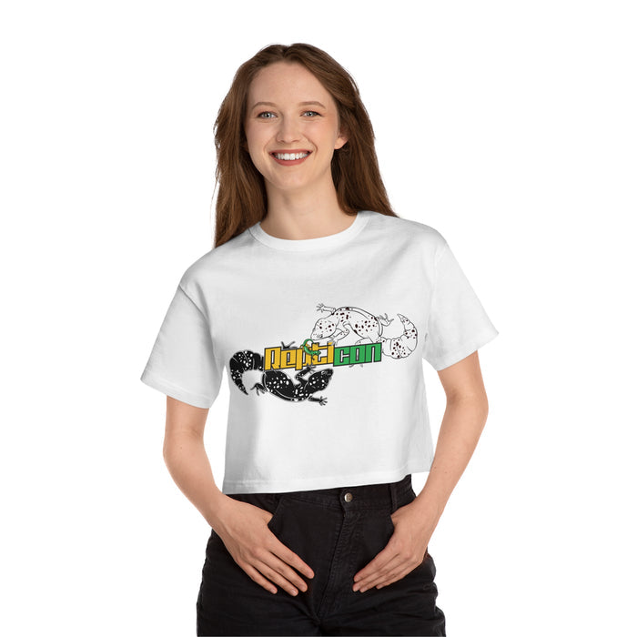 Repticon Champion Women's Heritage Cropped T-Shirt w/ Gecko