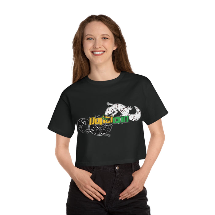 Repticon Champion Women's Heritage Cropped T-Shirt w/ Gecko