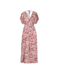 RILEY SHIRRED DRESS PINK SCATTER FLORAL