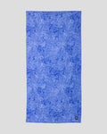 Roamer Sand Proof Beach Towel - Dark Peri Nature Lines Print