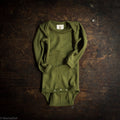 Robin Baby & Kids Body - Merino Wool & Silk - Moss