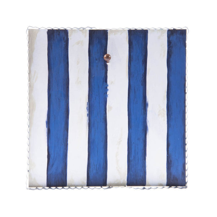 Round Top Display Board White Striped