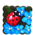 Round Top Print Mini Ladybug Scallop