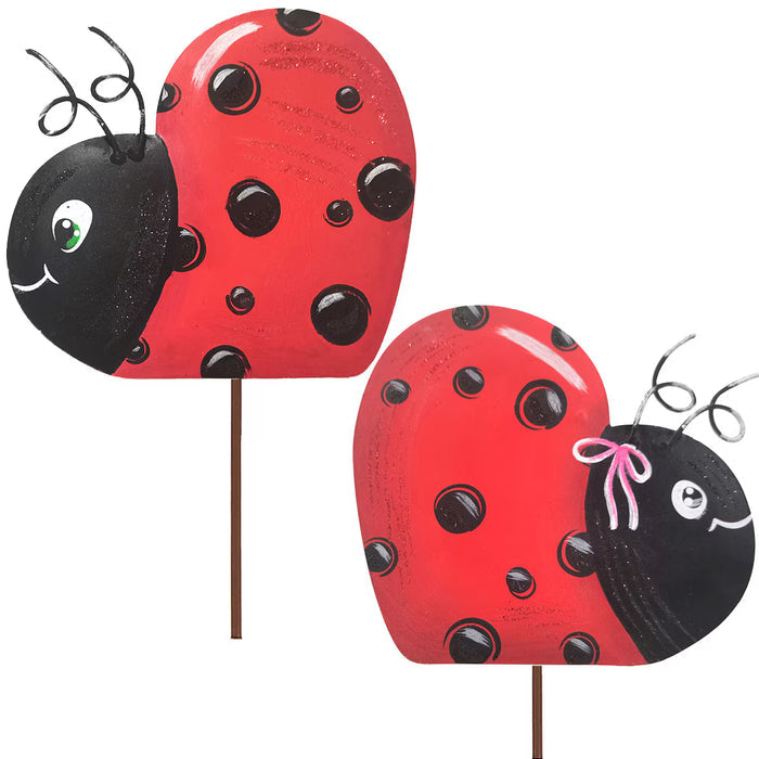 heart shaped ladybugs