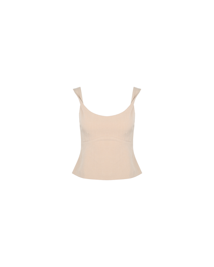RUE BODICE CAMEL