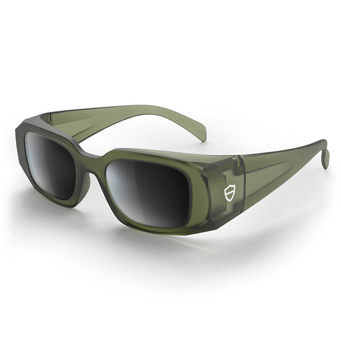 SafeStyle Auras Matte Moss Green Frame Grey Polarised