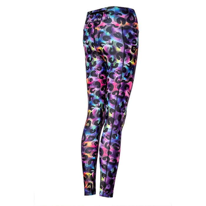 Sale FLEECE Leggings | Rainbow Leopard