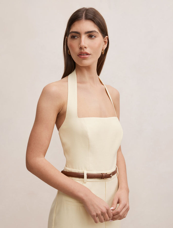 Sara Tailored Column Midi Dress Forever New