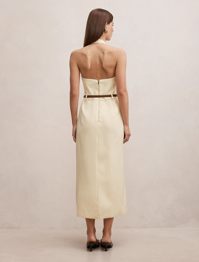 Sara Tailored Column Midi Dress Forever New