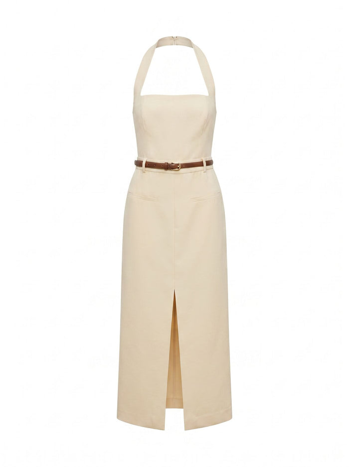 Sara Tailored Column Midi Dress Forever New