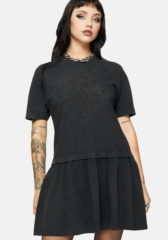 Saski Thorn Drop Waist Skater Dress