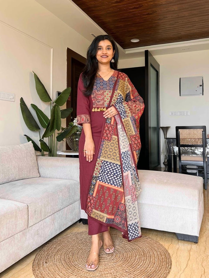Sayra Patchwork Cotton Set